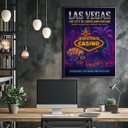 Las Vegas The City of Lights and Fortune Poster