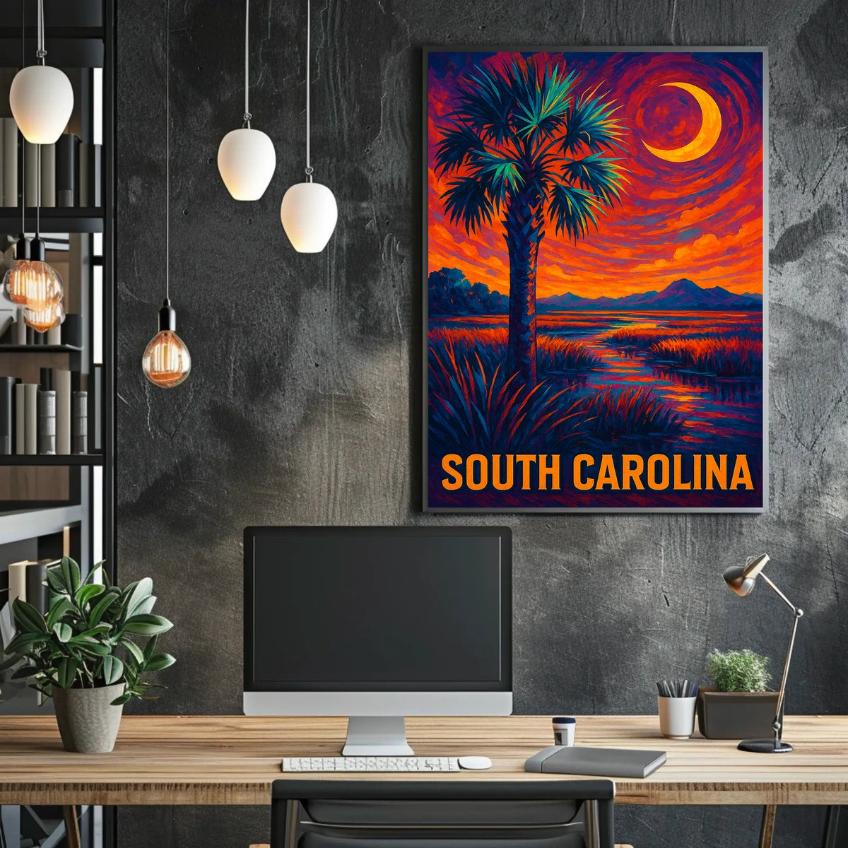 South Carolina Landscape Poster