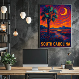 South Carolina Landscape Poster
