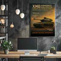 XM8 Armored Gun System Tactical Military Recruitment Poster