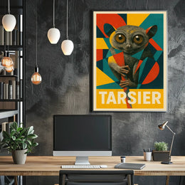 Tarsier Art Poster