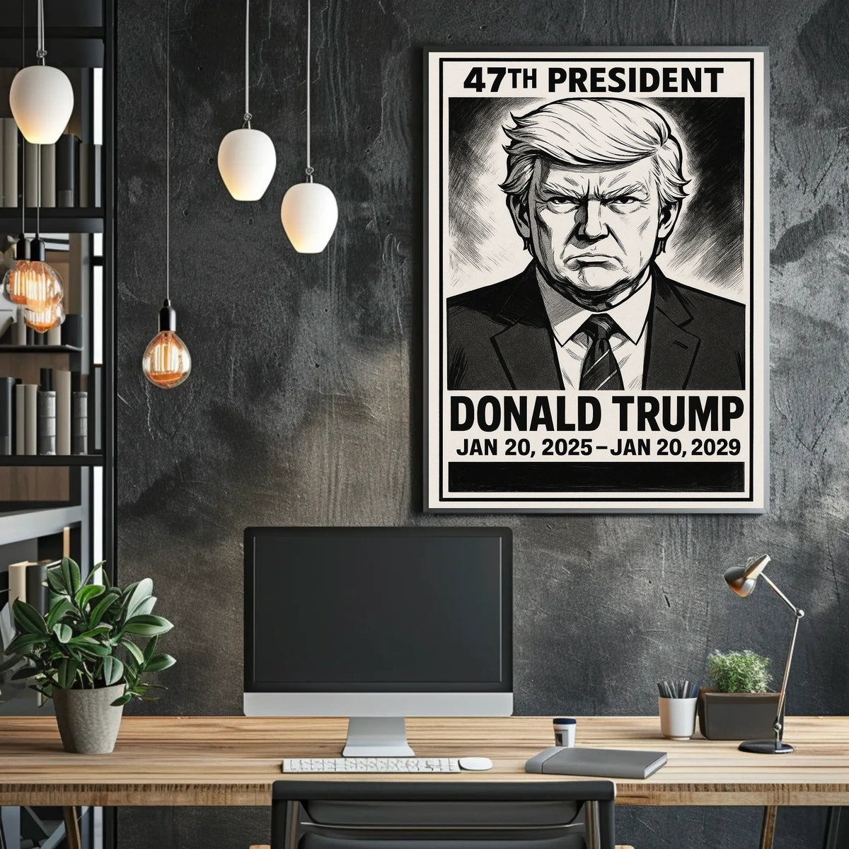 Donald Trump 47th President Poster