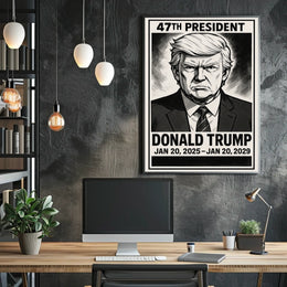 Donald Trump 47th President Poster