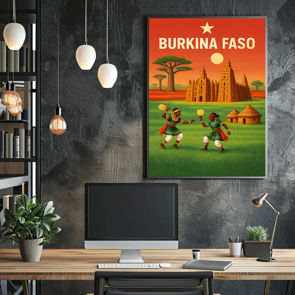 Burkina Faso Cultural Celebration Poster