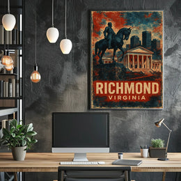 Richmond, Virginia Historical Tribute Poster