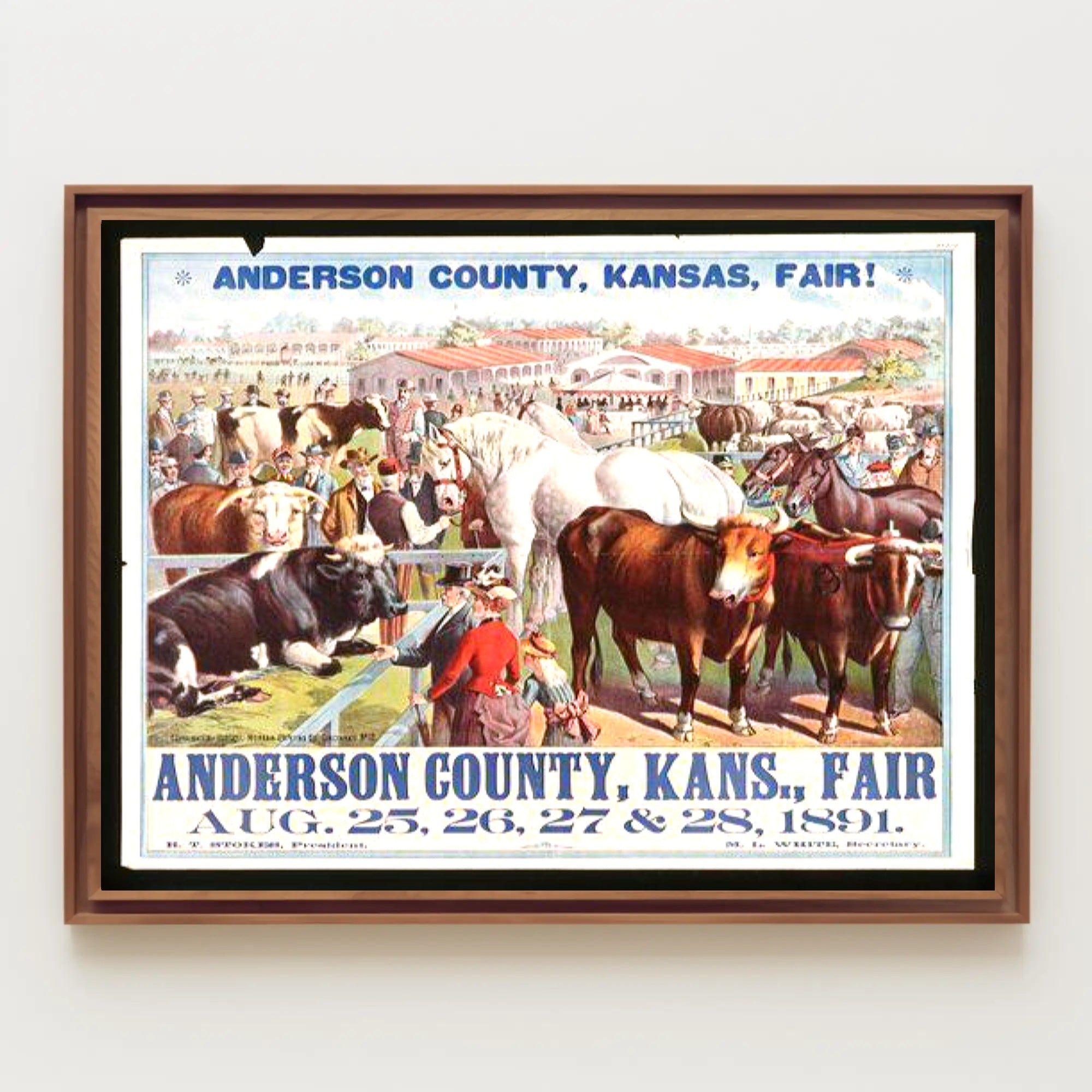 Anderson County Fair – 1891 Poster