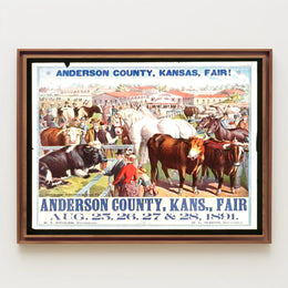 Anderson County Fair – 1891 Poster