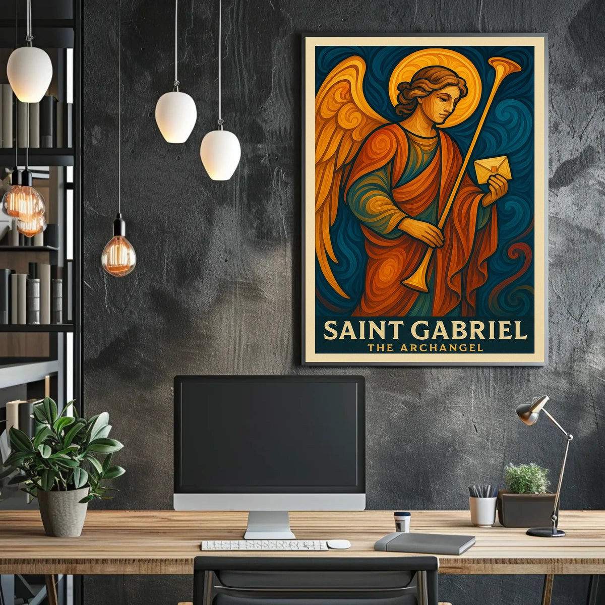 Saint Gabriel the Archangel Poster