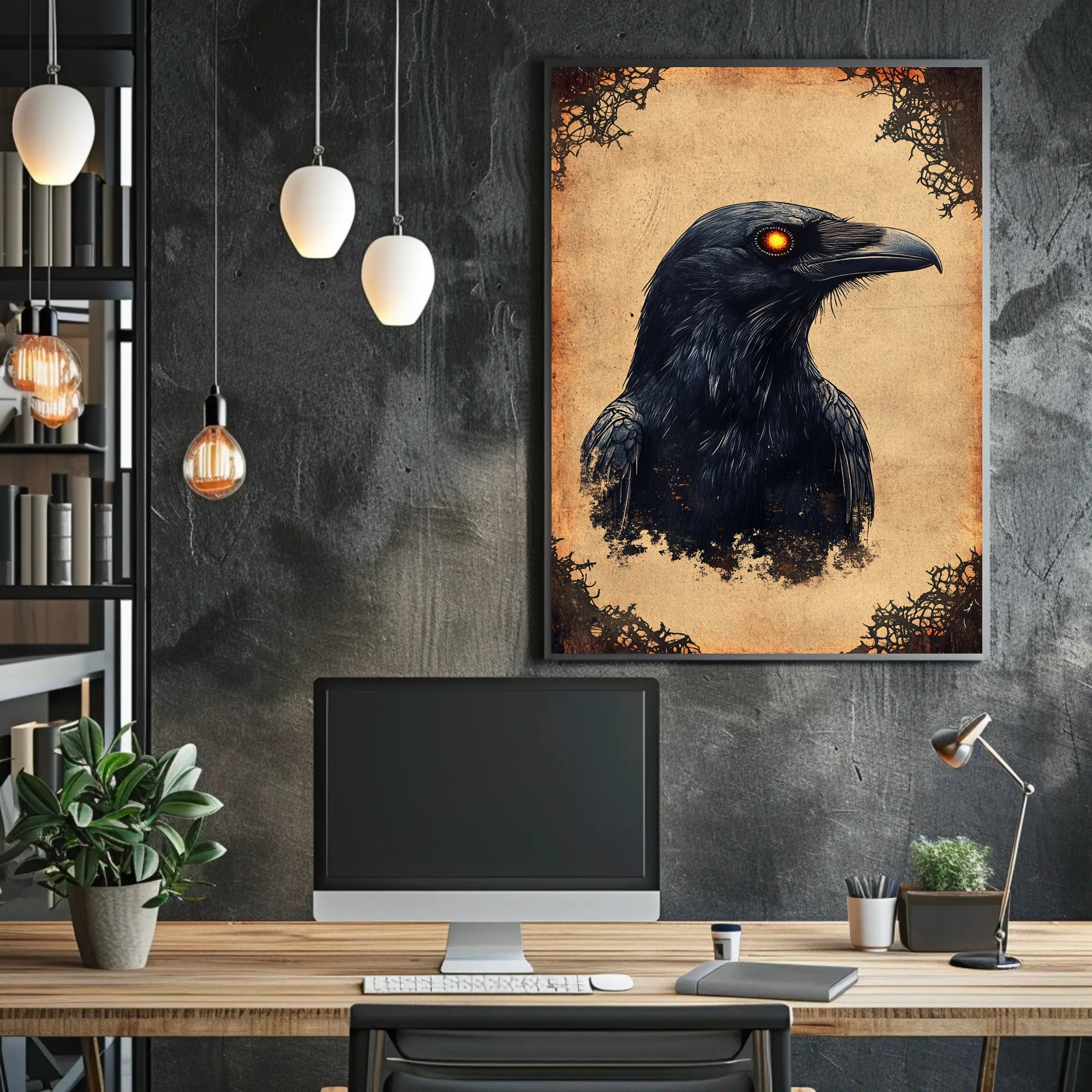 The Enigmatic Raven Poster