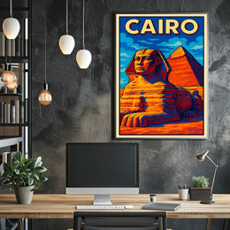 Cairo Travel Poster