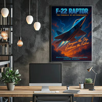 F-22 Raptor The Pinnacle Of Air Poster