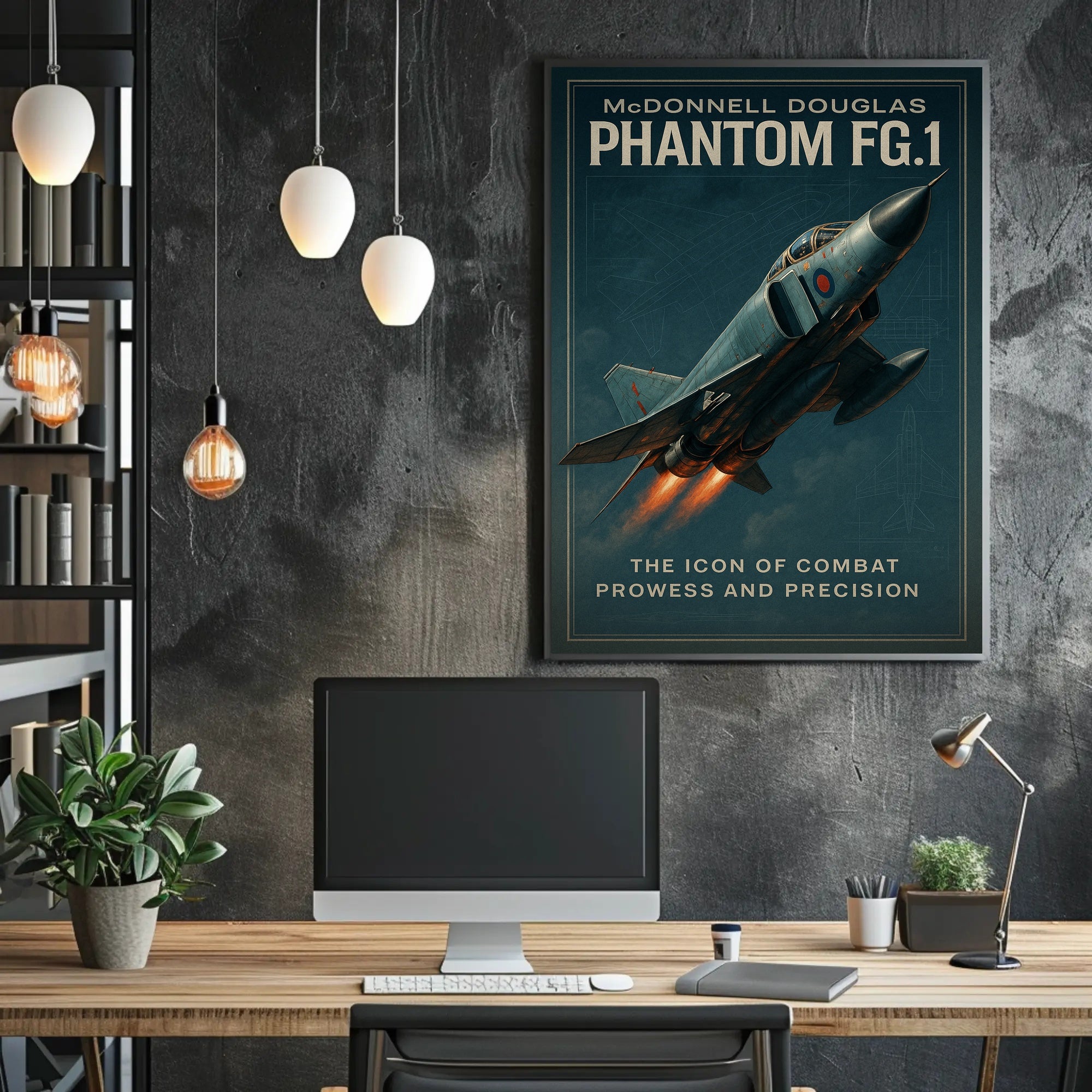 McDonnell Douglas Phantom FG.1 Military Recruitment Poster