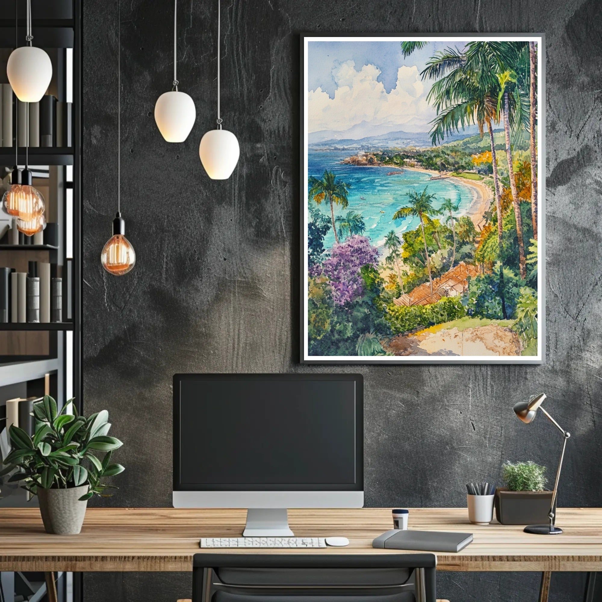 Coastal Paradise Poster PosterGoat