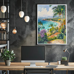 Coastal Paradise Poster PosterGoat