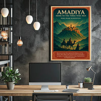 Amadiya Home to the Three Wise Men Poster