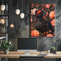 Floral Majesty Wall Art Print for Home Decor