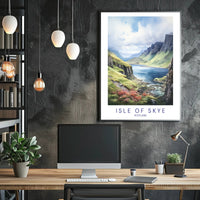Isle of Skye Tranquility Travel Poster PosterGoat