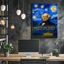 Martin Van Buren 8th President of the United States Presidential Masterpiece Series Poster