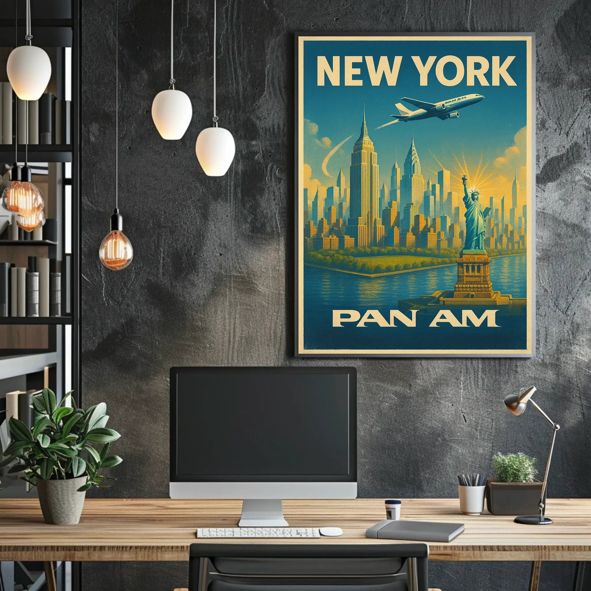 New York Pan Am Poster
