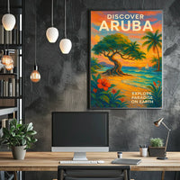 Discover Aruba Tropical Paradise Poster