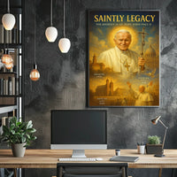 Saintly Legacy The Journey of St. Pope John Paul II Poster