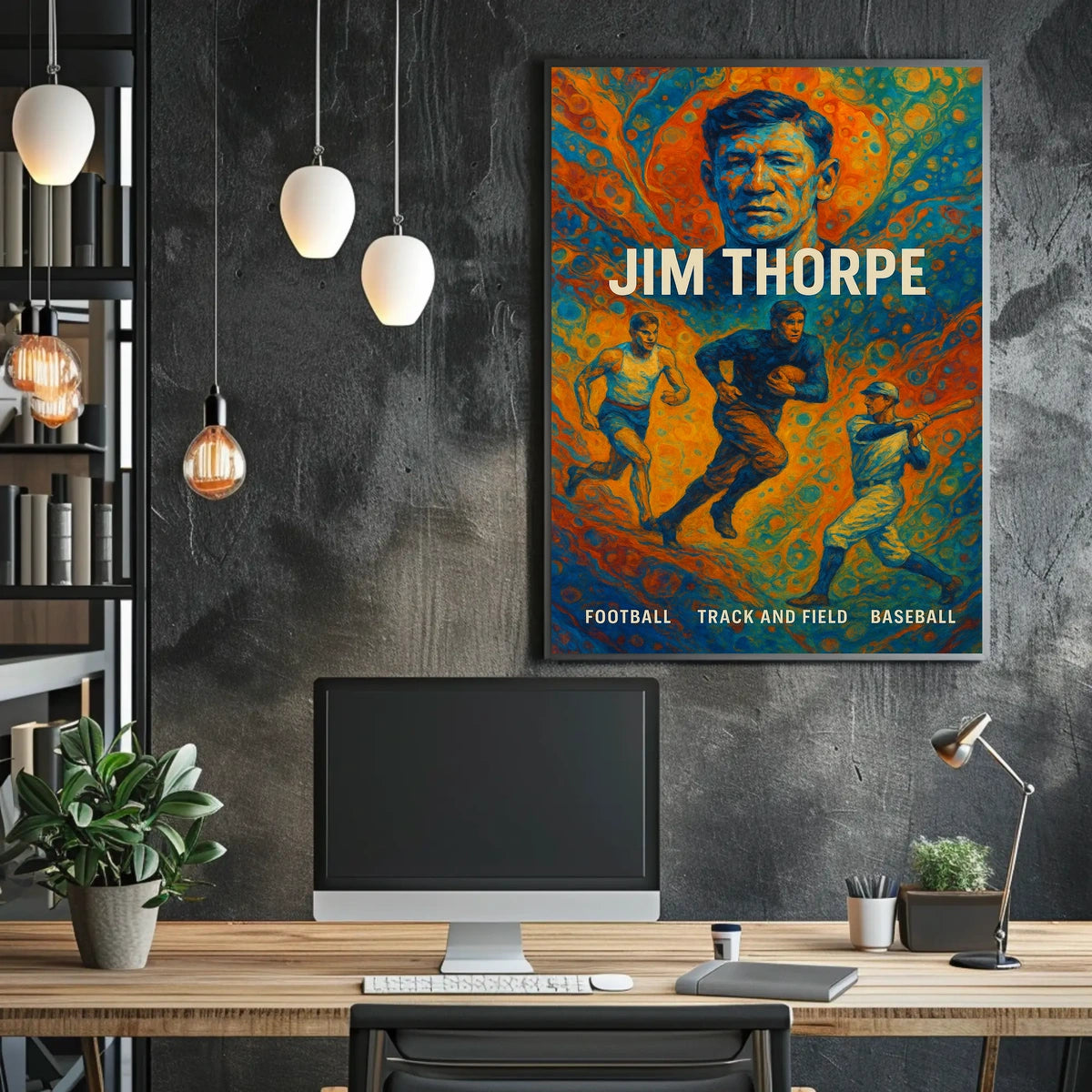 Jim Thorpe Multisport Legend Poster
