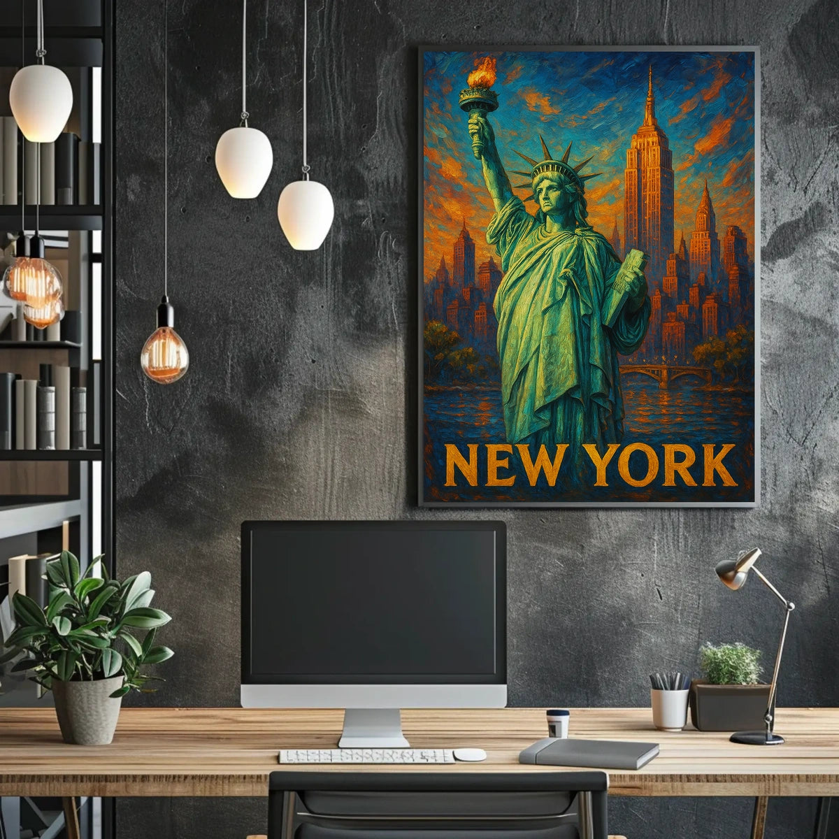 New York Cityscape Poster