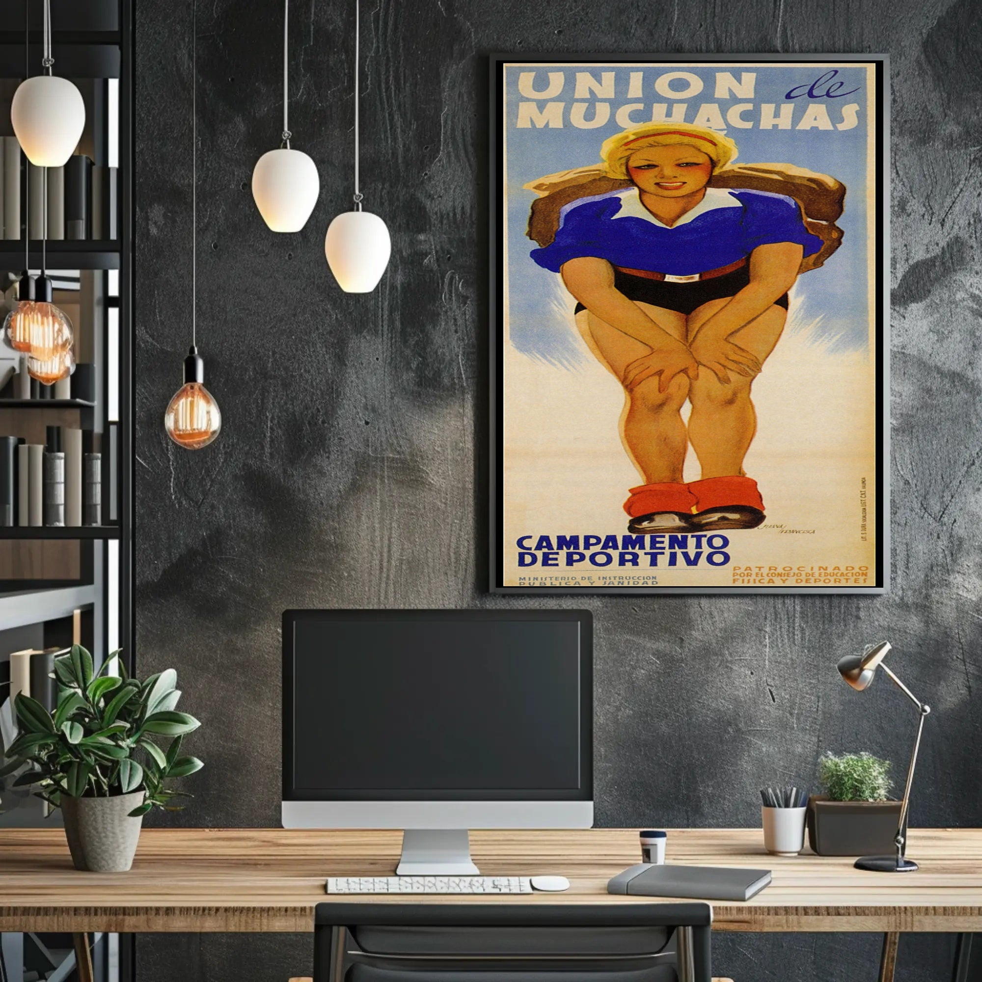 Union of Girls: Vintage Sports Camp Poster