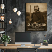 Saint Edmund The Martyr Poster