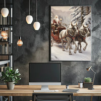Winter Wonderland Sleigh Ride Poster