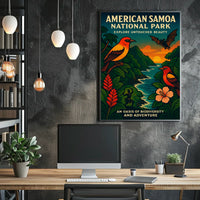 American Samoa's Splendor: Vibrant National Park Poster