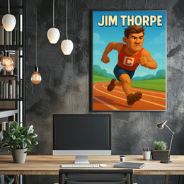 Jim Thorpe Athletic Legend Poster