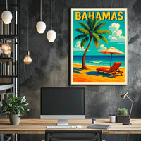 Bahamas Beach Paradise Poster