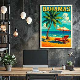Bahamas Beach Paradise Poster