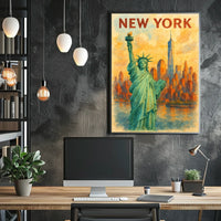New York Cityscape Poster