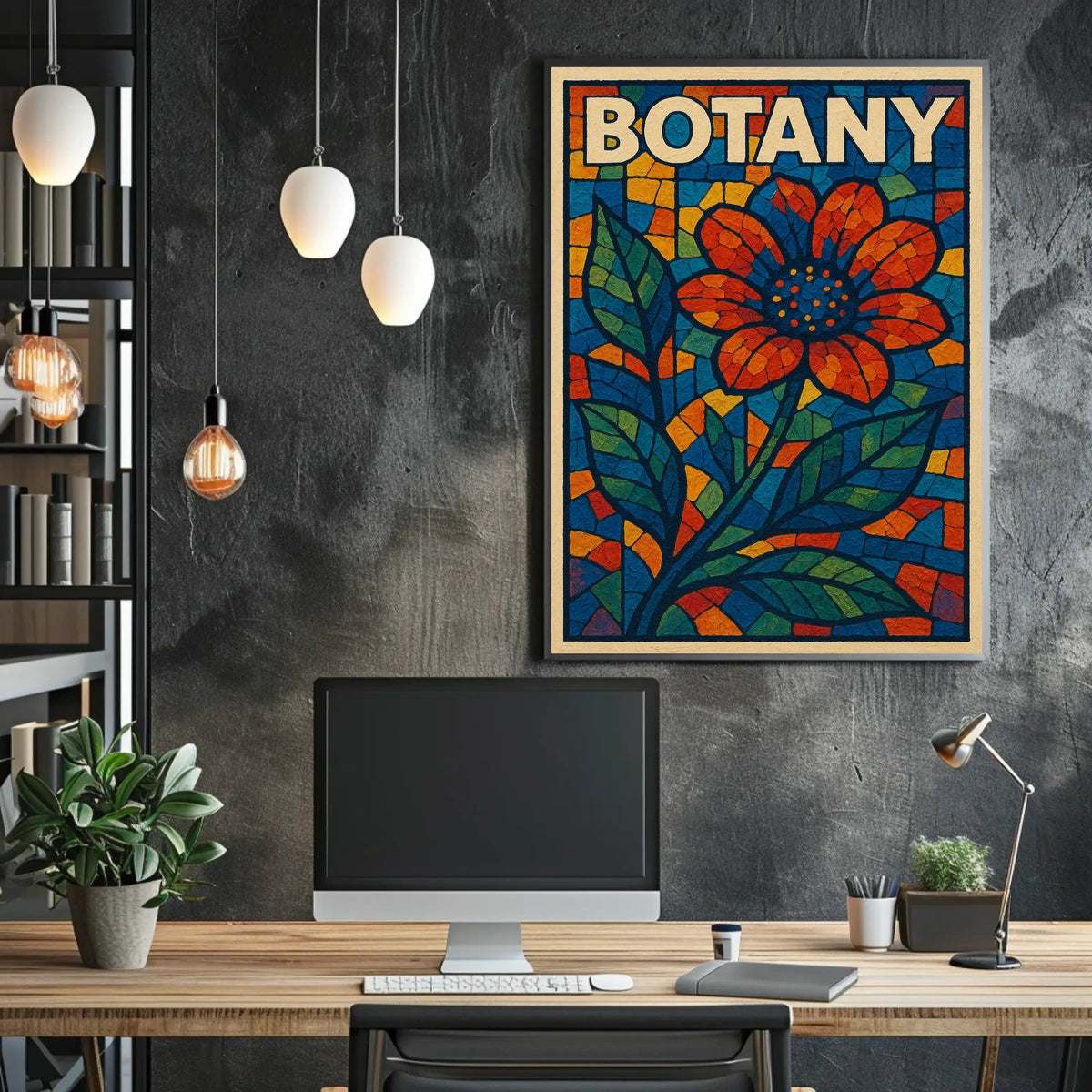Vibrant Botany Poster