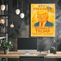 Donald Trump Optimism Pop Art Patriotic Poster