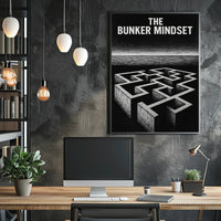 The Bunker Mindset: Abstract Artistic Poster