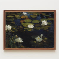Water Lilies Tranquil Scene Artistic Poster