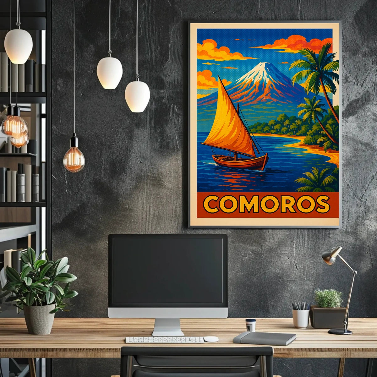 Comoros Island Paradise Poster