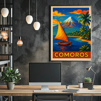 Comoros Island Paradise Poster
