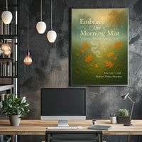 Embrace the Morning Mist Poster