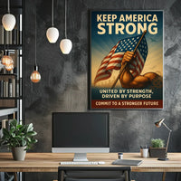 United by Strength Motivational Poster