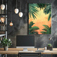 Tropical Rainfall Art Print Poster for Home Decor and Travel Enthusiasts PosterGoat