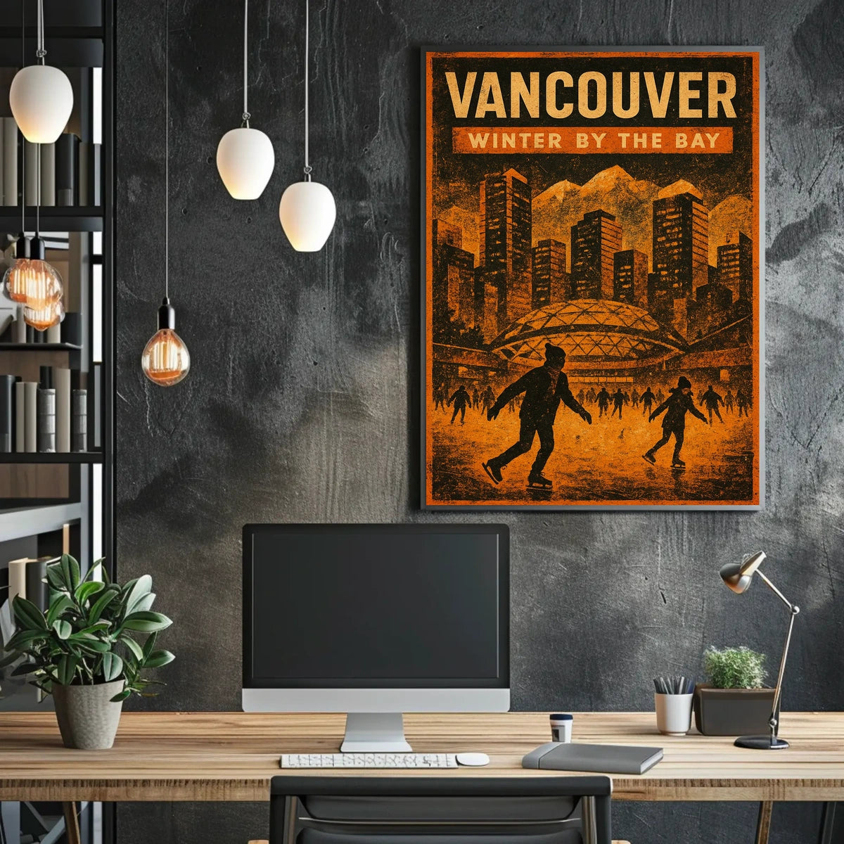 Vancouver Bay Winter Poster