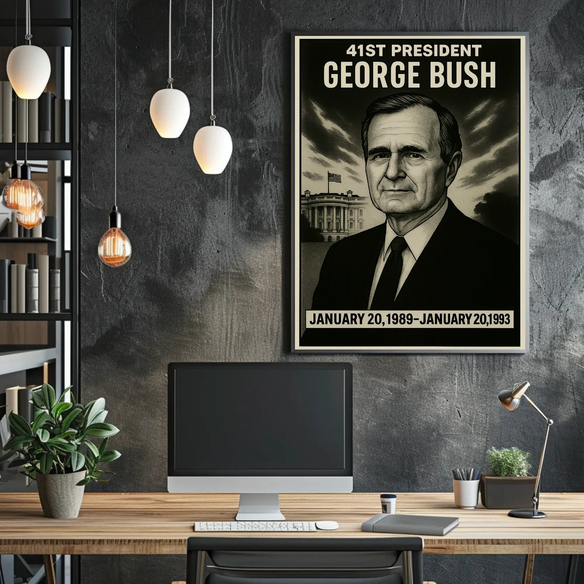 George Bush 41St President Poster