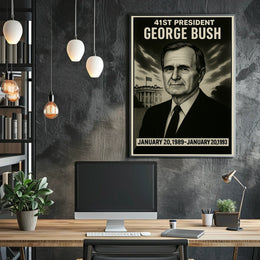 George Bush 41St President Poster