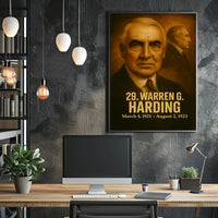 Warren G. Harding 29Th President Poster