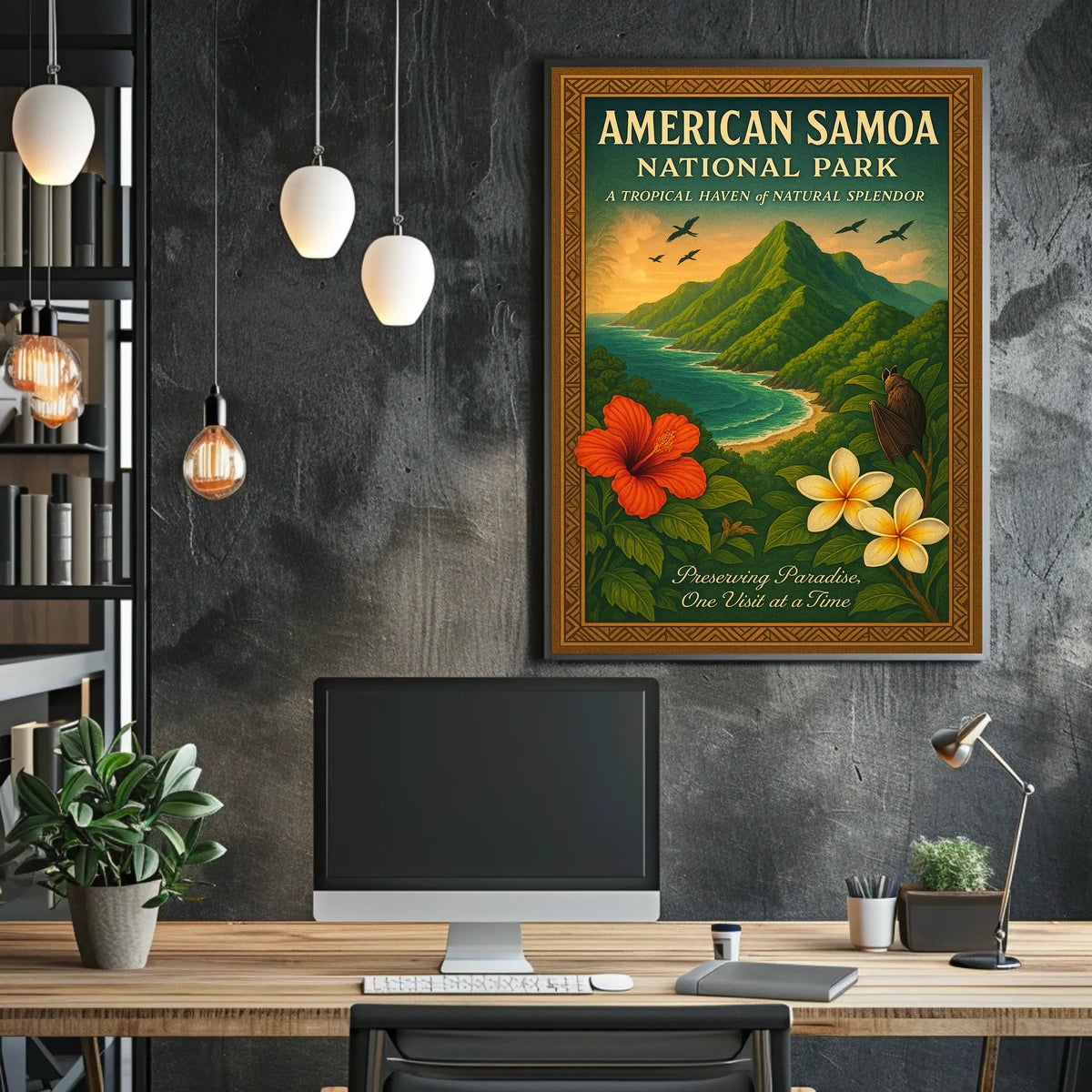 American Samoa National Park: A Tropical Haven Poster