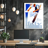 Winter Sports in Italy Poster